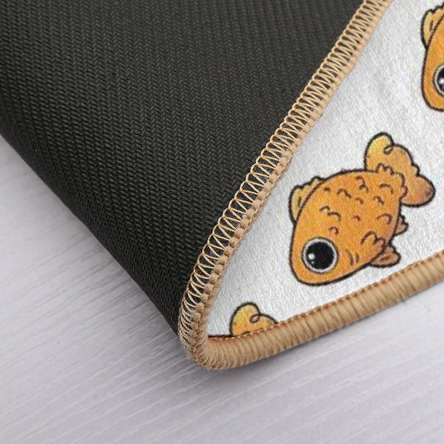 Cute Goldfish Cartoon Pet Bath Mat