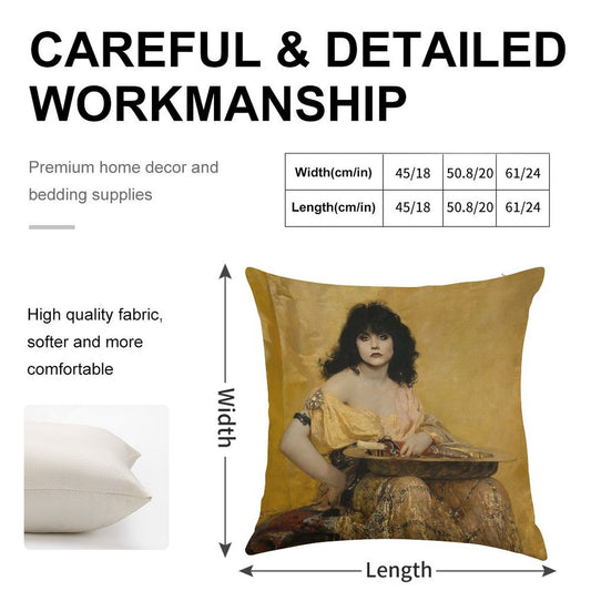 WWDITS Nadja HD Linen Throw Pillow Cover