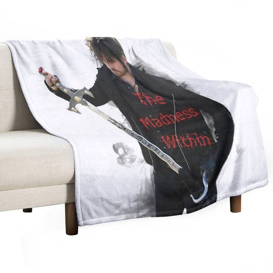 The Madness Within Throw Blanket