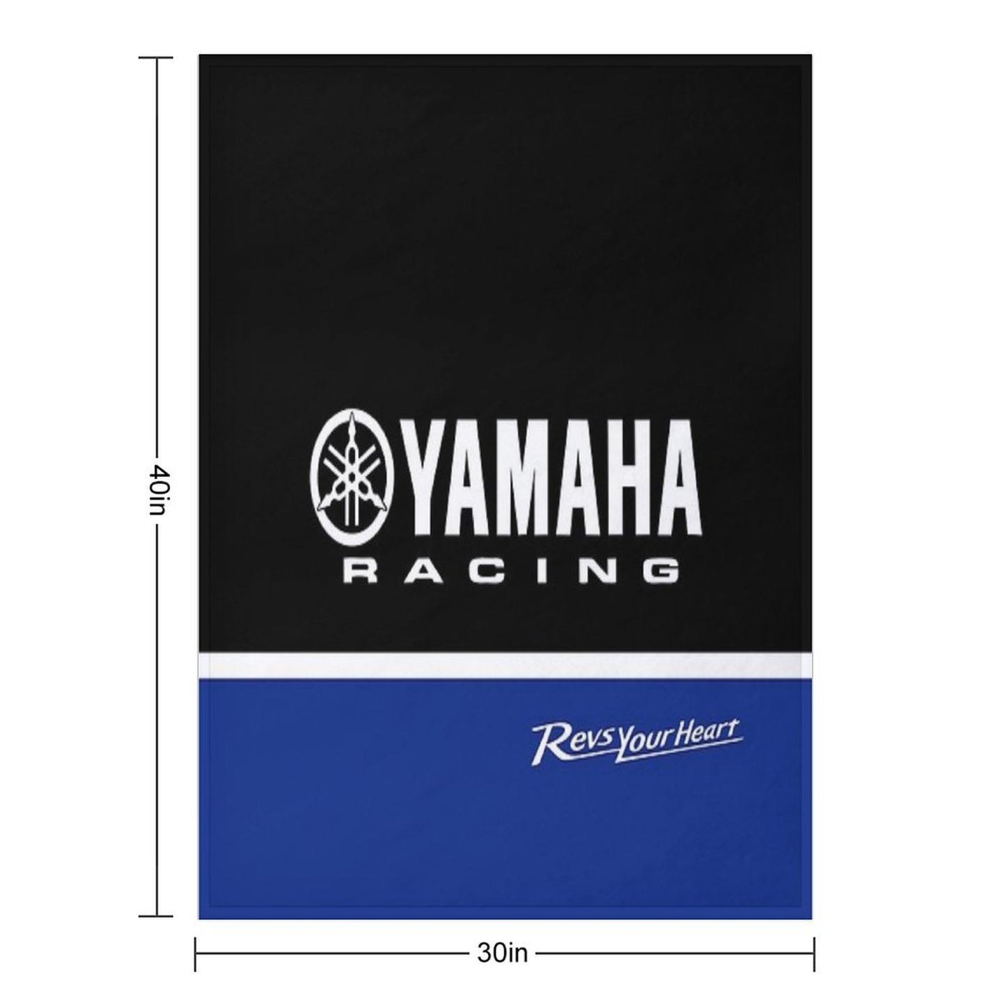 YAMAHA Race Throw Blanket