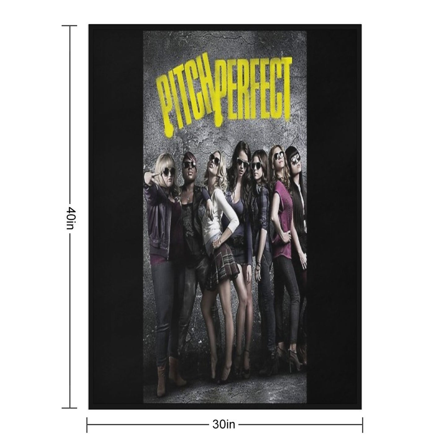 Pitch Perfect Film Comedy Throw Blanket