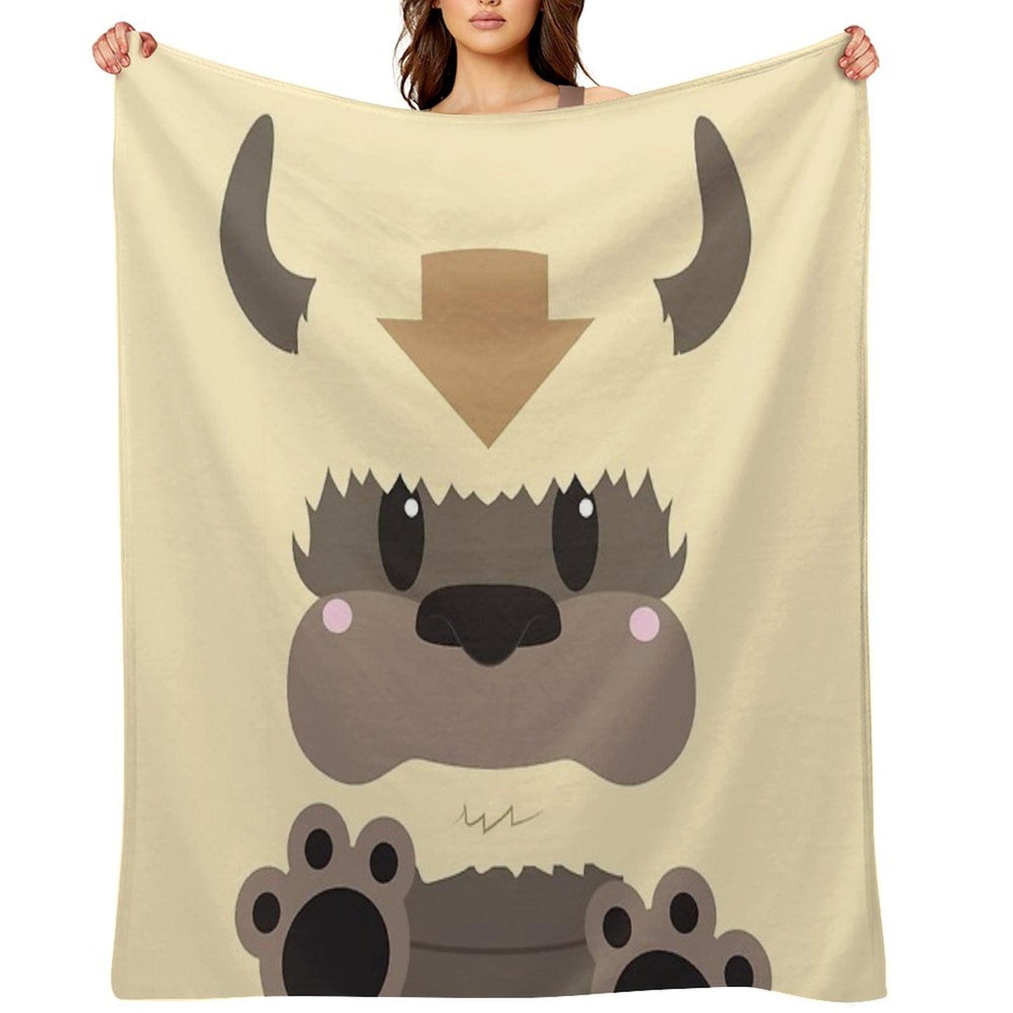 Appa Block Throw Blanket
