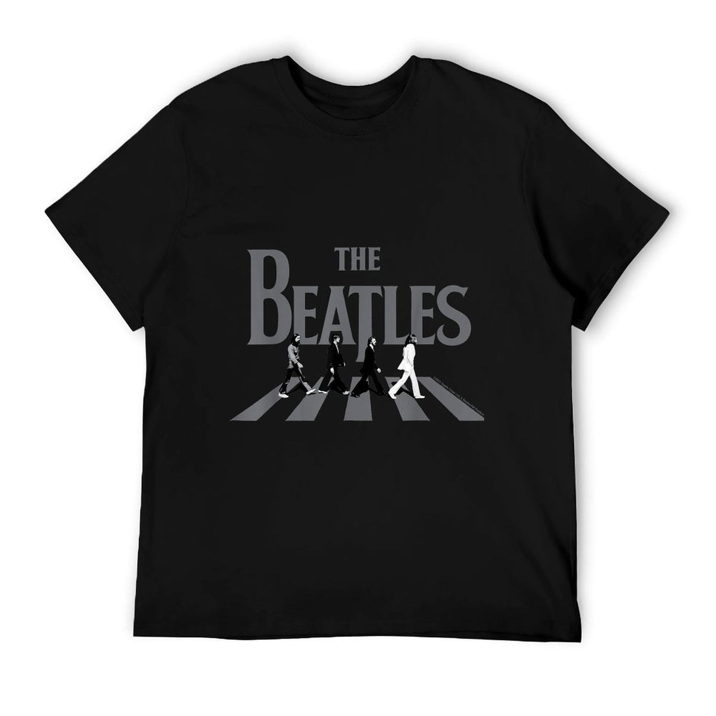 The Beatles - Abbey Road Greyscale Album Cover Vintage-inspired T-Shirt