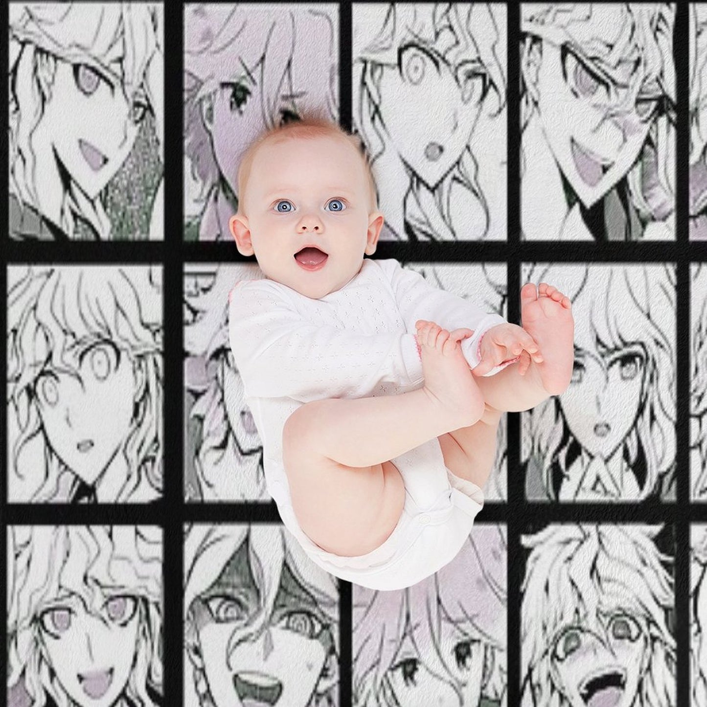 Nagito Manga Collection (Colored) Throw Blanket