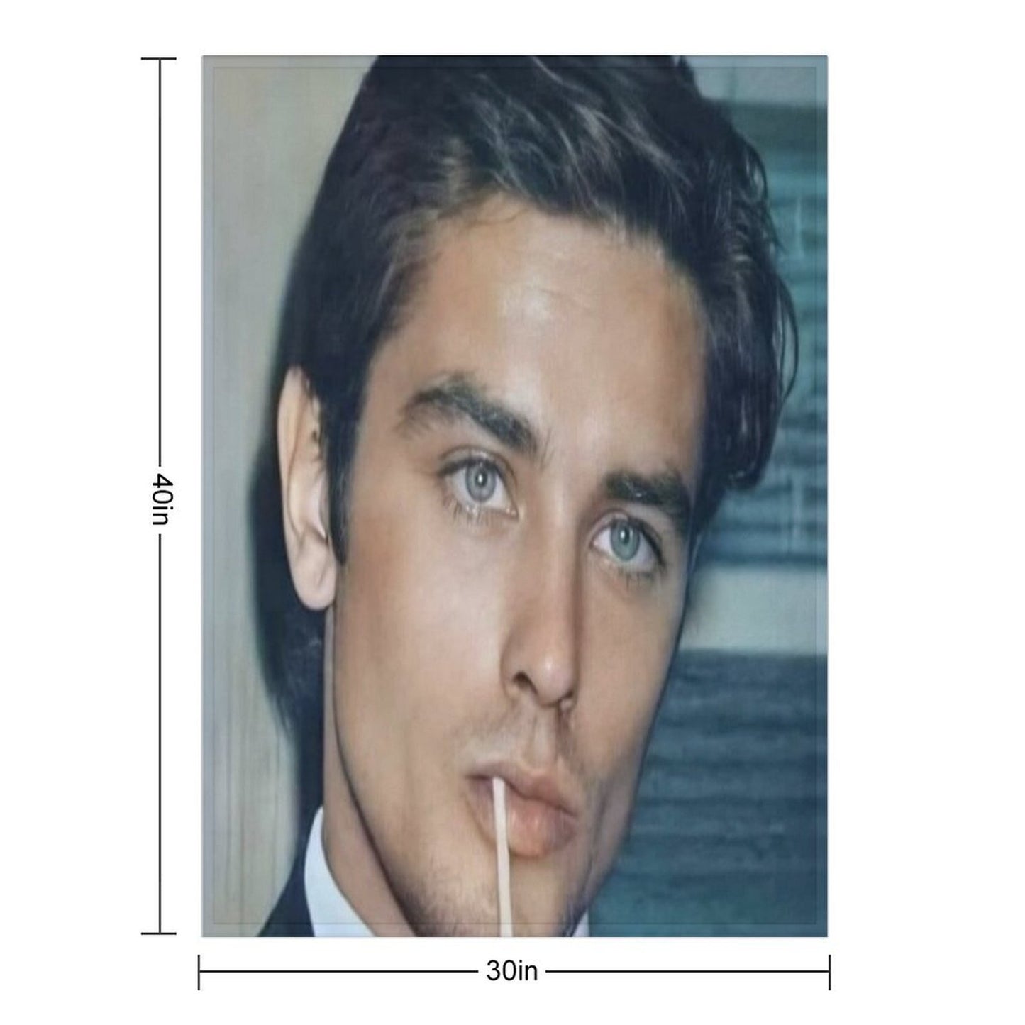 Alain Delon Throw Blanket