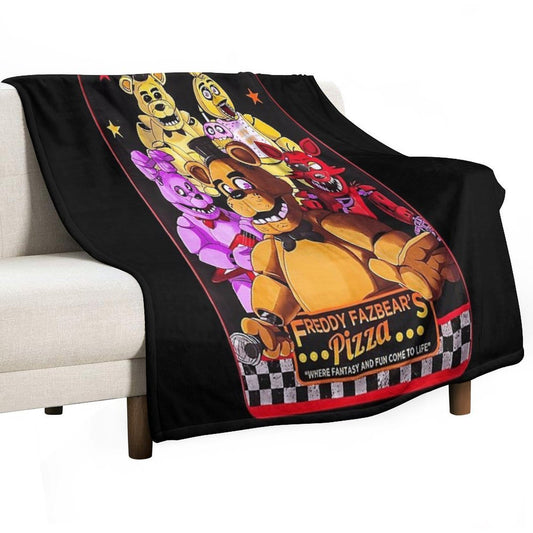 Five Nights at Freddy's Throw Blanket