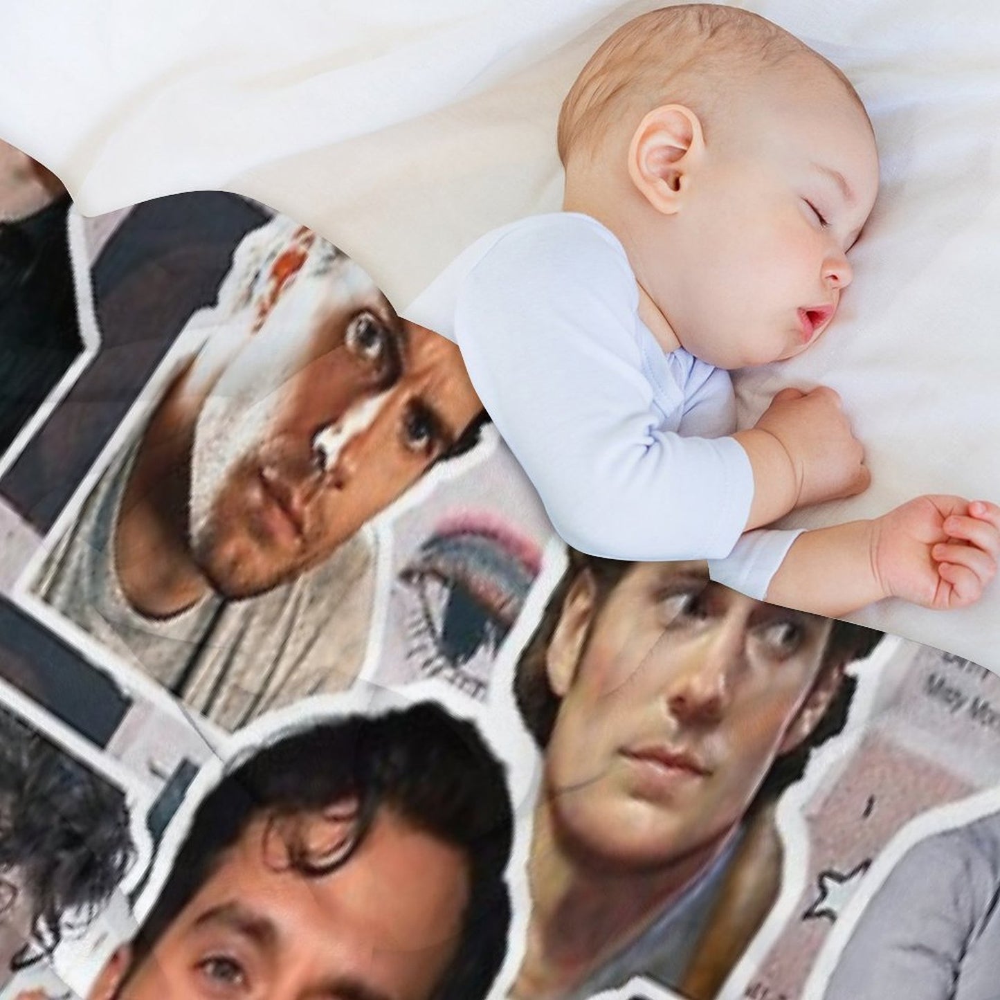 Henry Cavill Photo Collage Throw Blanket