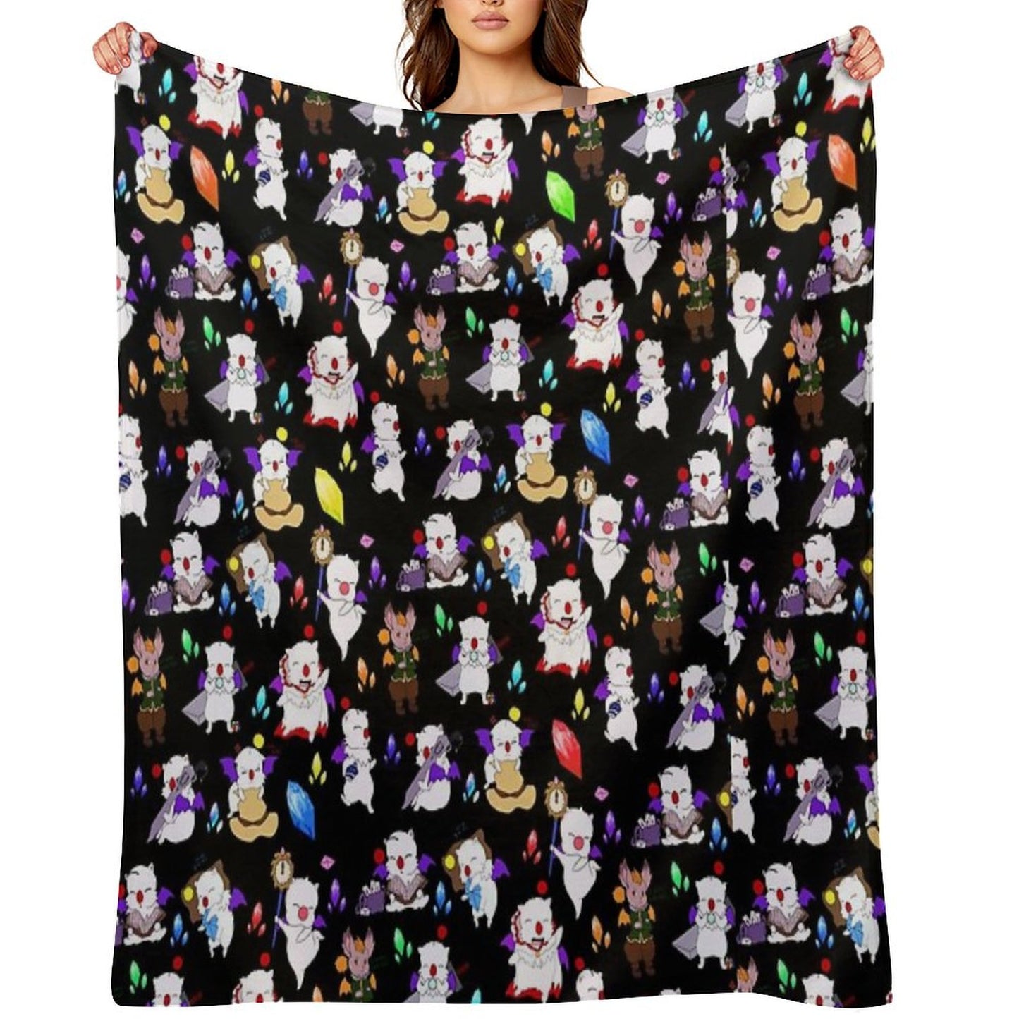 Final Fantasy Moogles Throw Blanket
