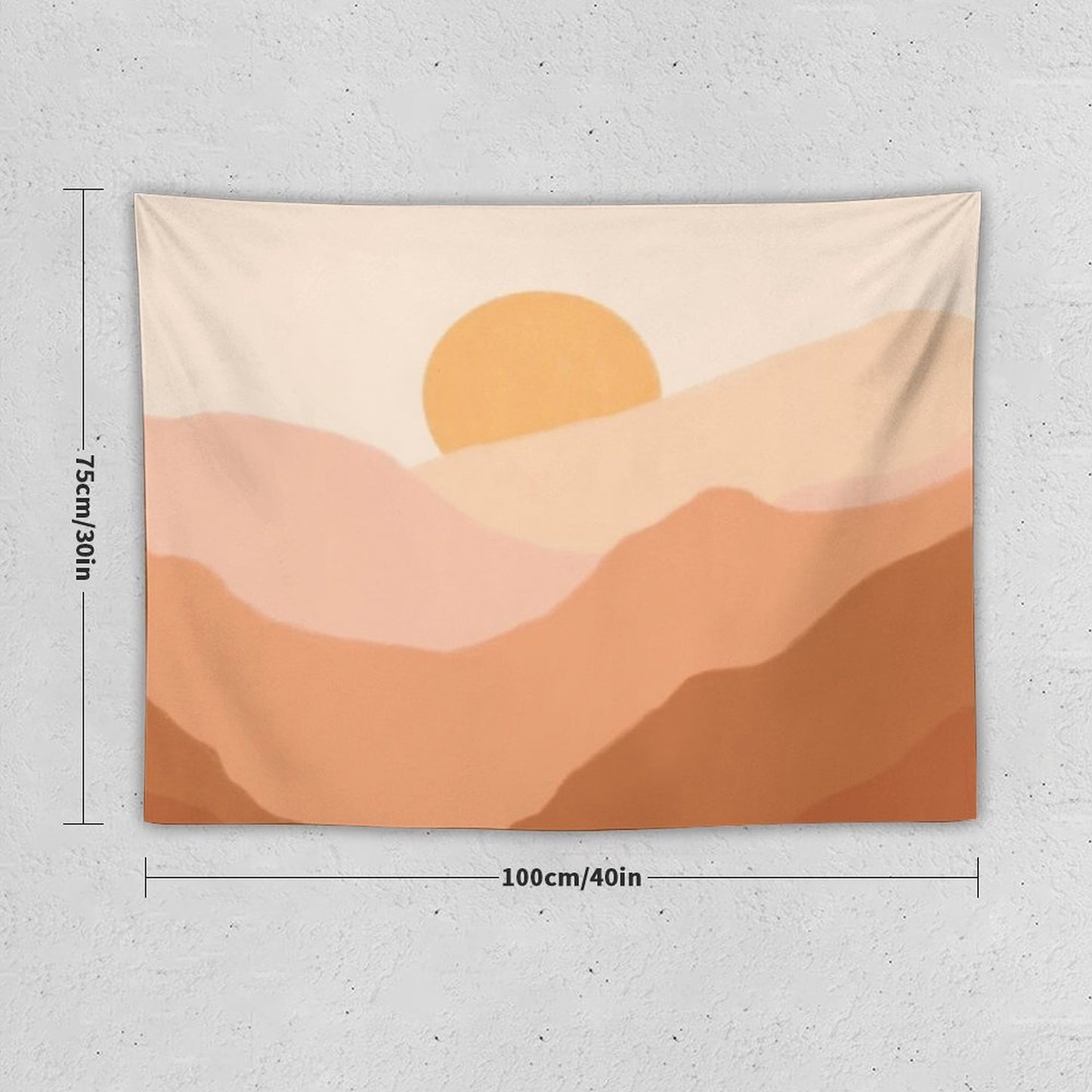 Warm Sunset Tapestry