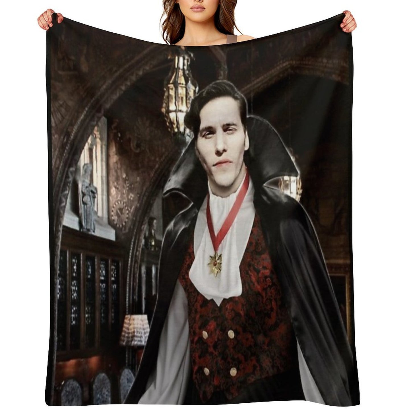 Vampire Jerma Alt. Throw Blanket
