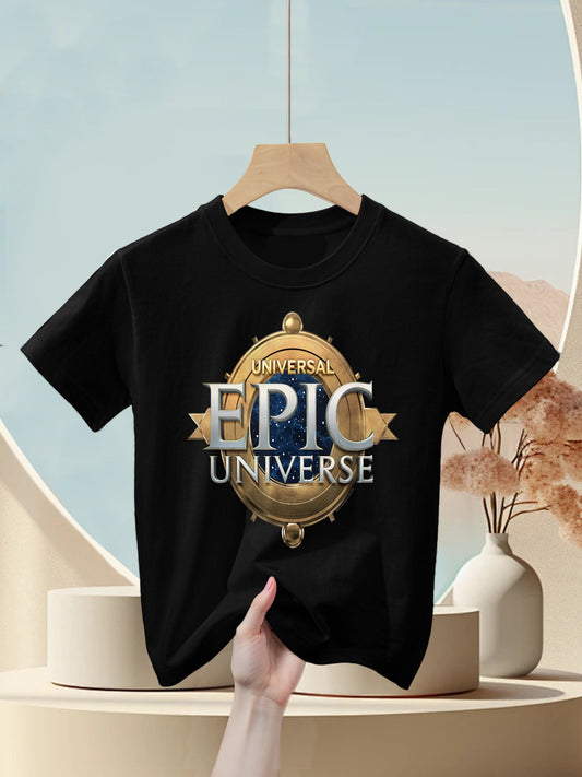 Universal Epic Universe Logo Kids T-Shirt