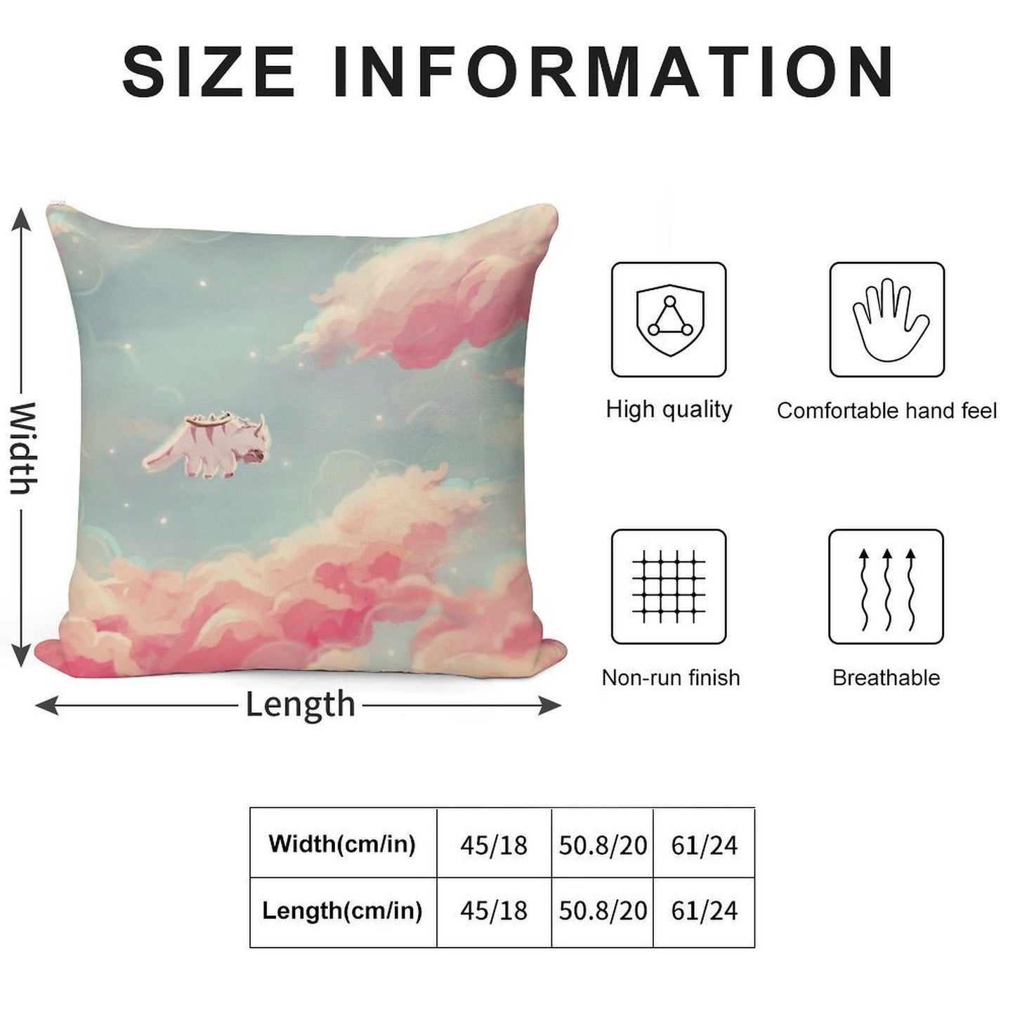 Dreamy Appa Poster V1 Soft Anti-Pilling Throw Pillow