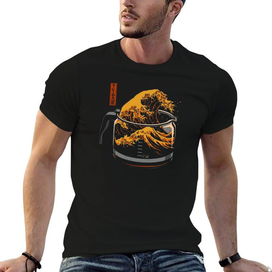 The Great Wave of Coffee Versatile T-Shirt