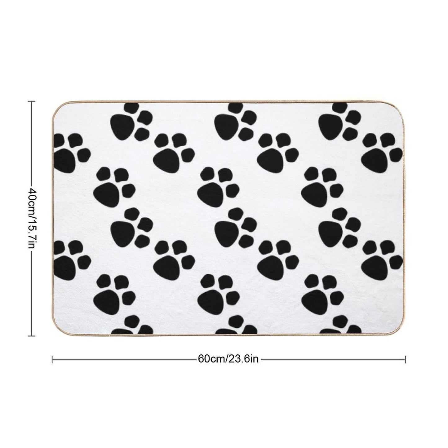 Cute Paws Bath Mat