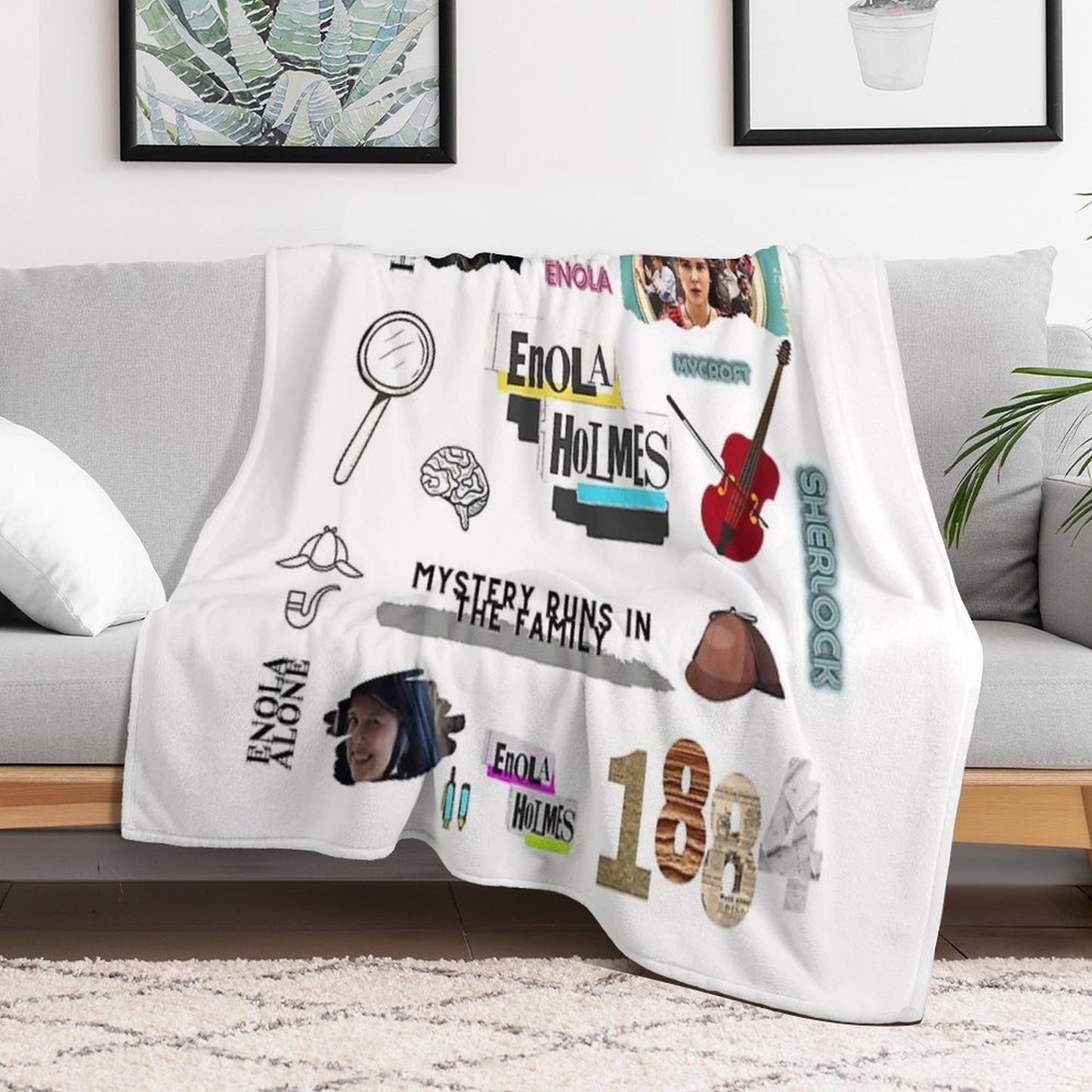 Enola Holmes Throw Blanket