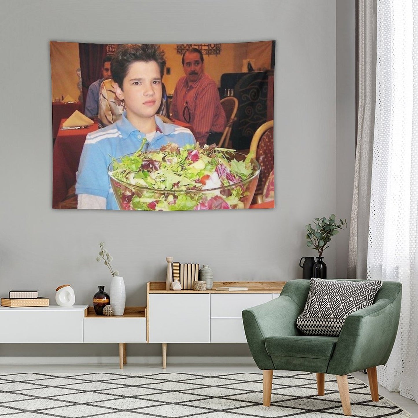 Freddie Benson with A Salad Tapestry