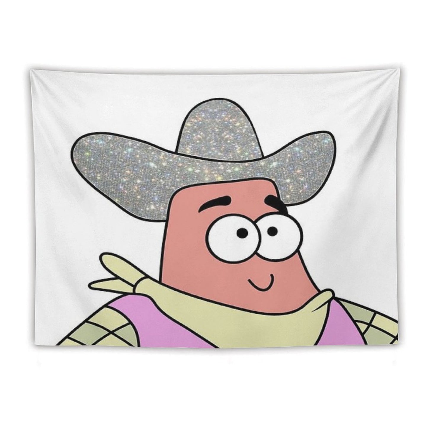Yeehaw Patrick Star Tapestry