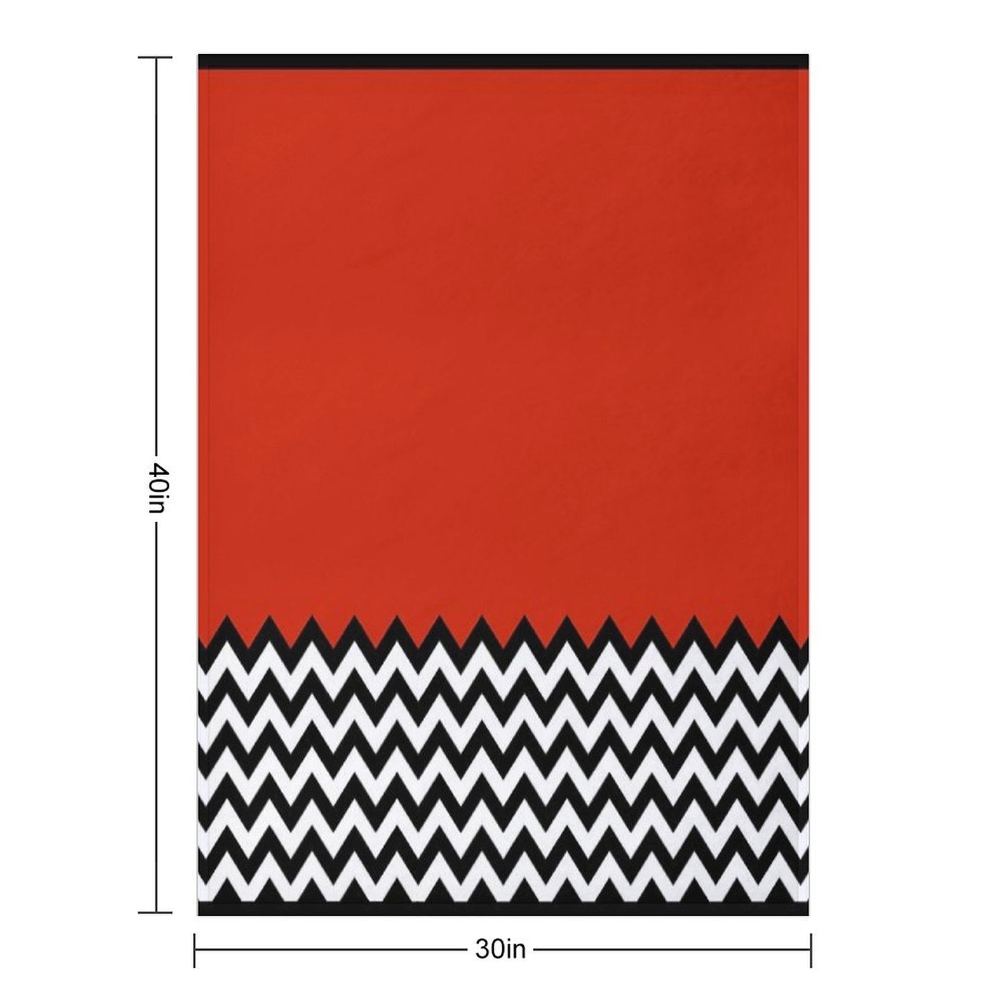 Black Lodge (Twin Peaks) Inspired Graphic Throw Blanket