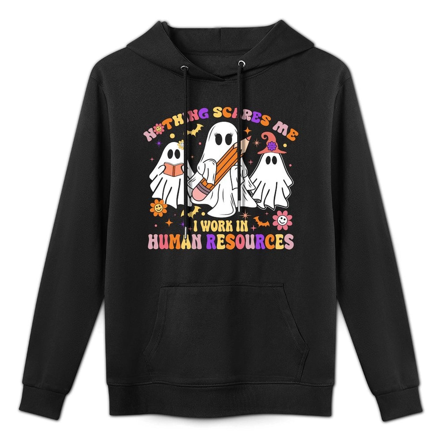 Nothing Scares Me Human Resources - HR Manager Halloween Machine Washable Hoodie