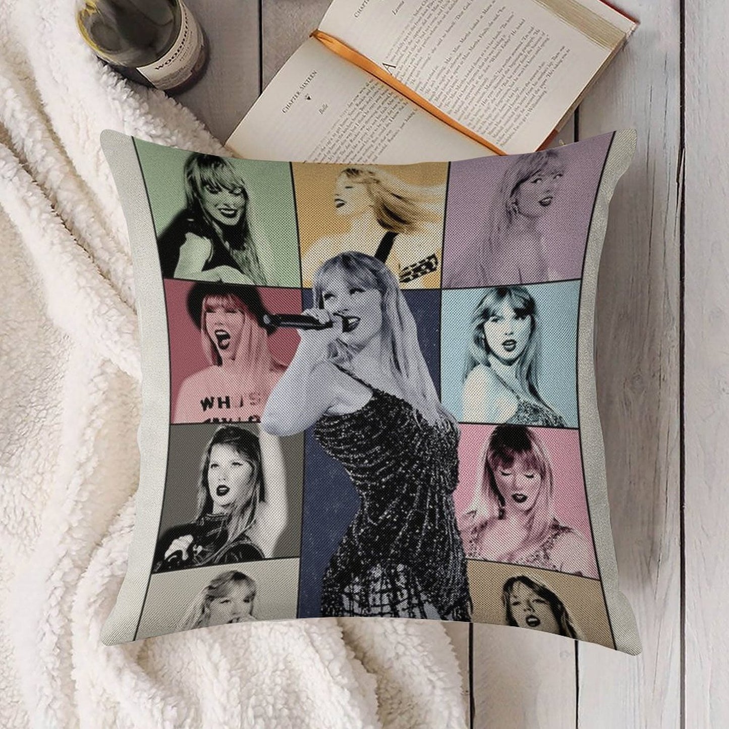 섹시한 Sweet Linen Throw Pillow Cover