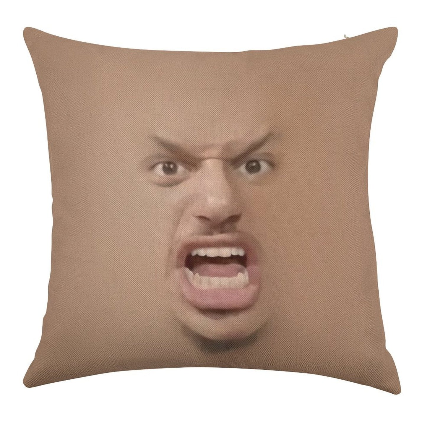 Eric Andre Yelling Linen Throw Pillow Cover