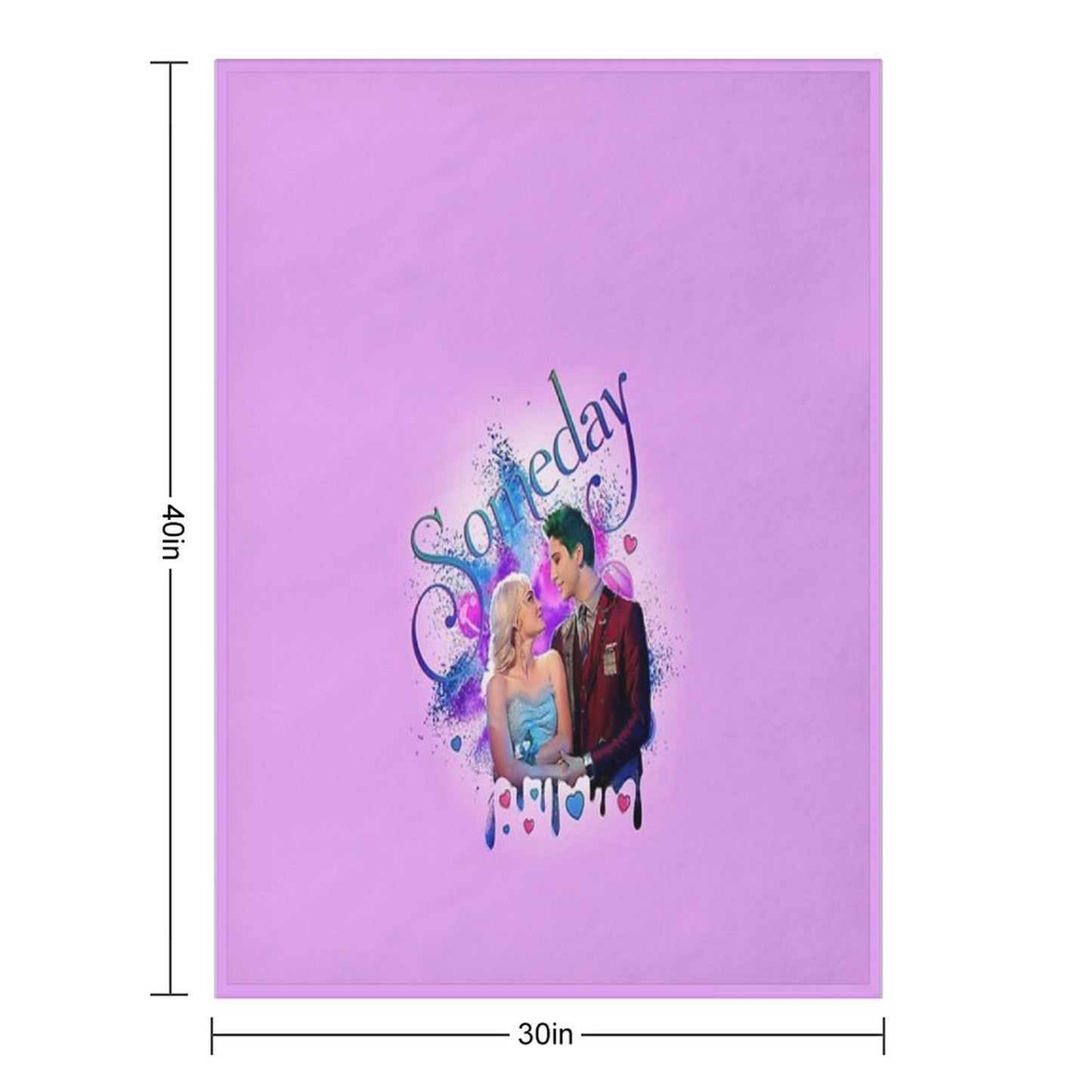 Zed And Addison - Someday - Zombies 2 Throw Blanket