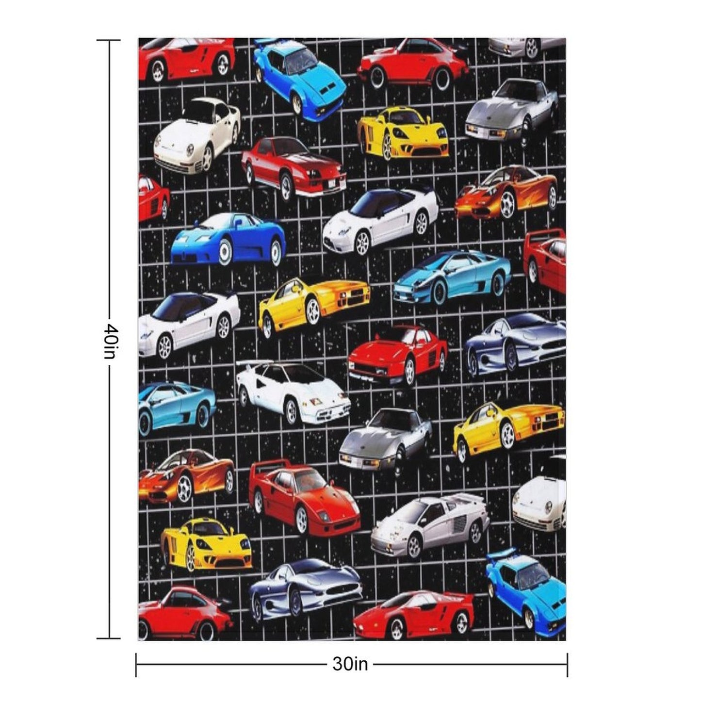 Dream Cars Throw Blanket