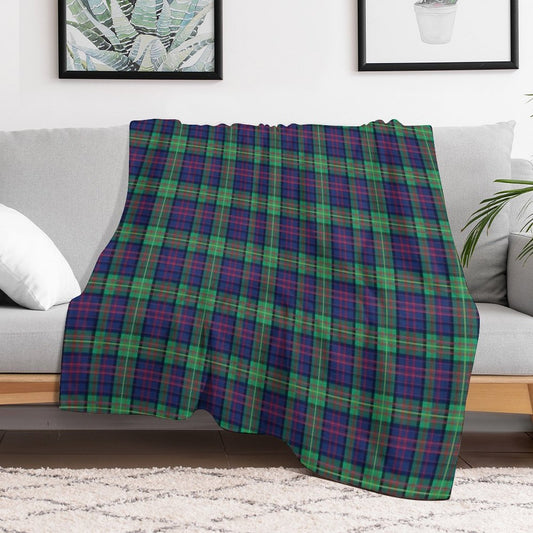 Carnegie Mellon University Tartan Plaid Throw Blanket