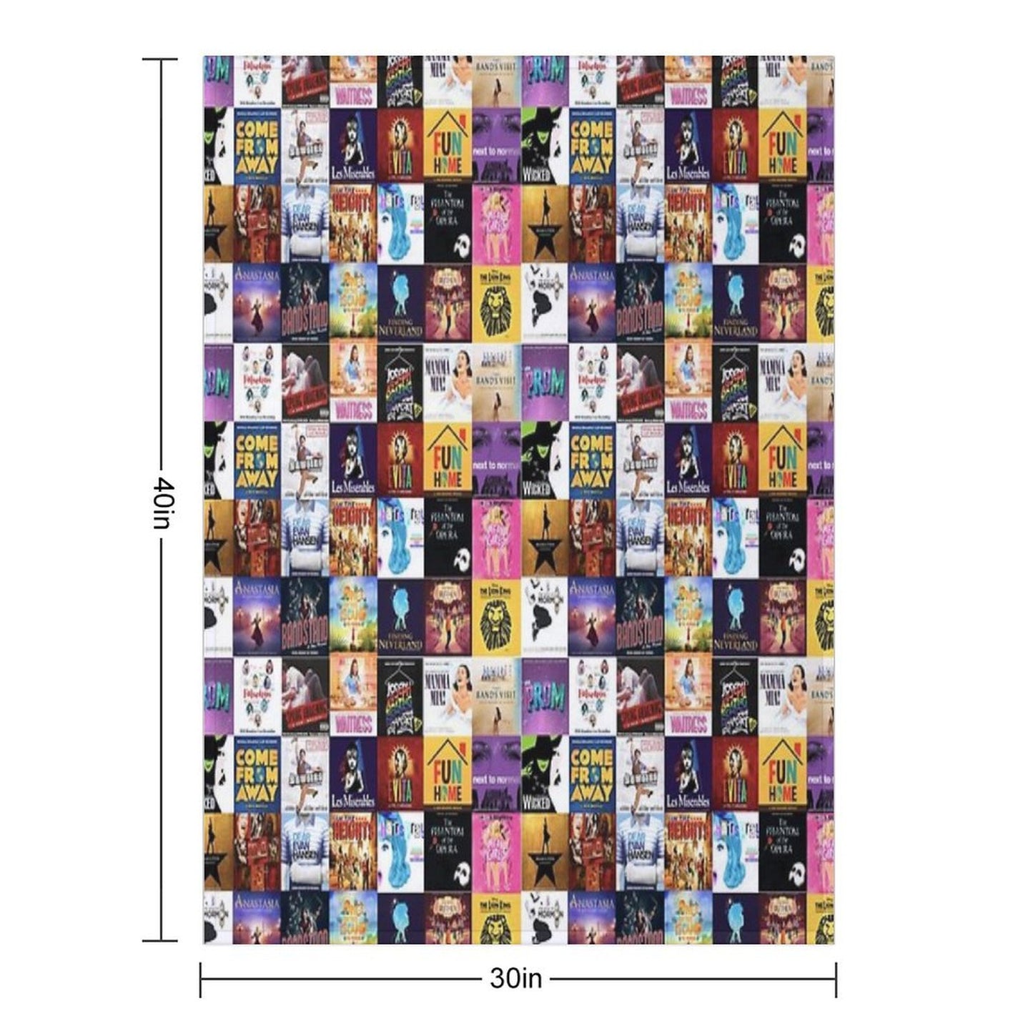 Broadway's Must Sees! Throw Blanket