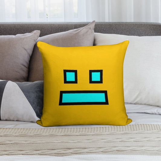 Geometry Dash Soft Anti-Pilling Throw Pillow