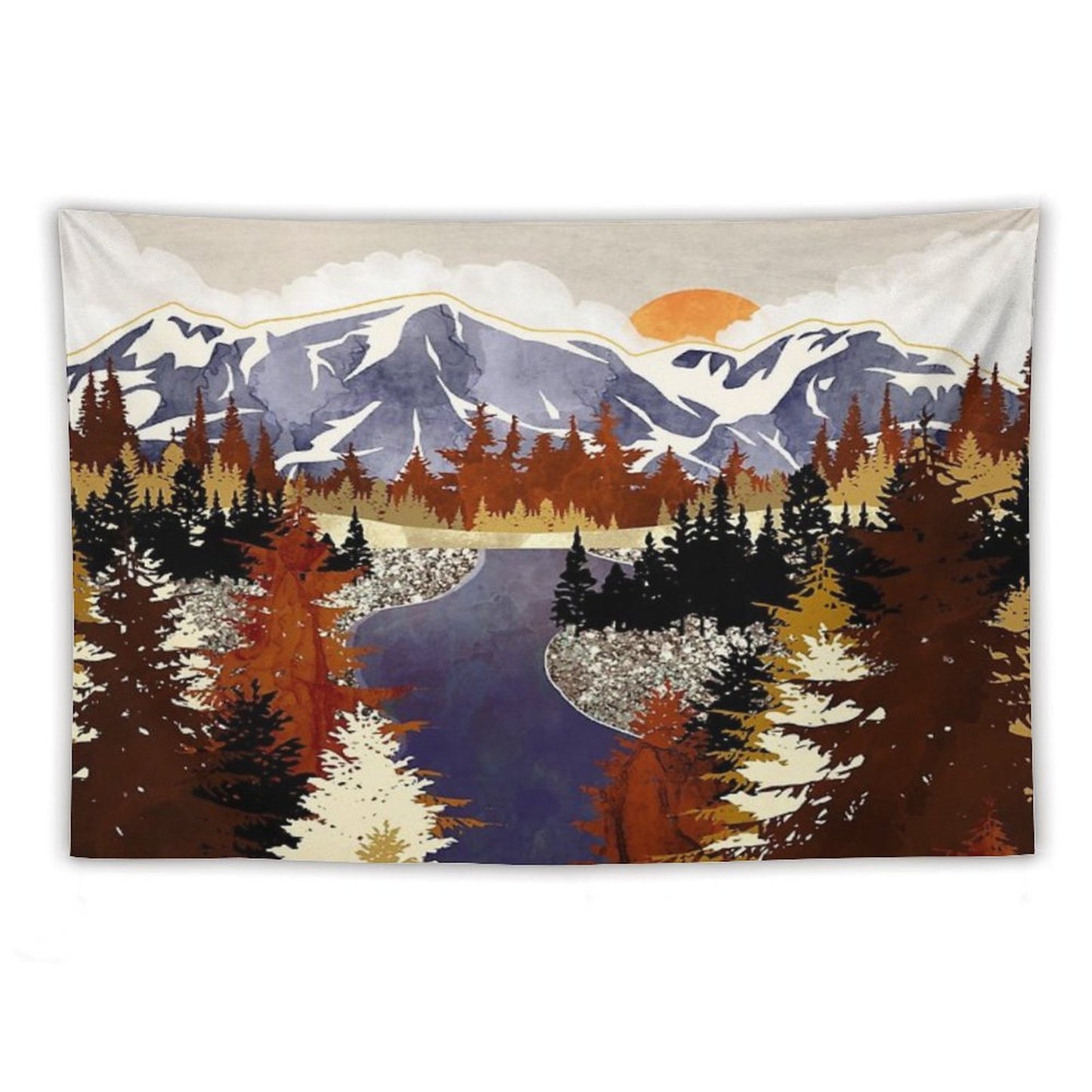 Autumn River Tapestry