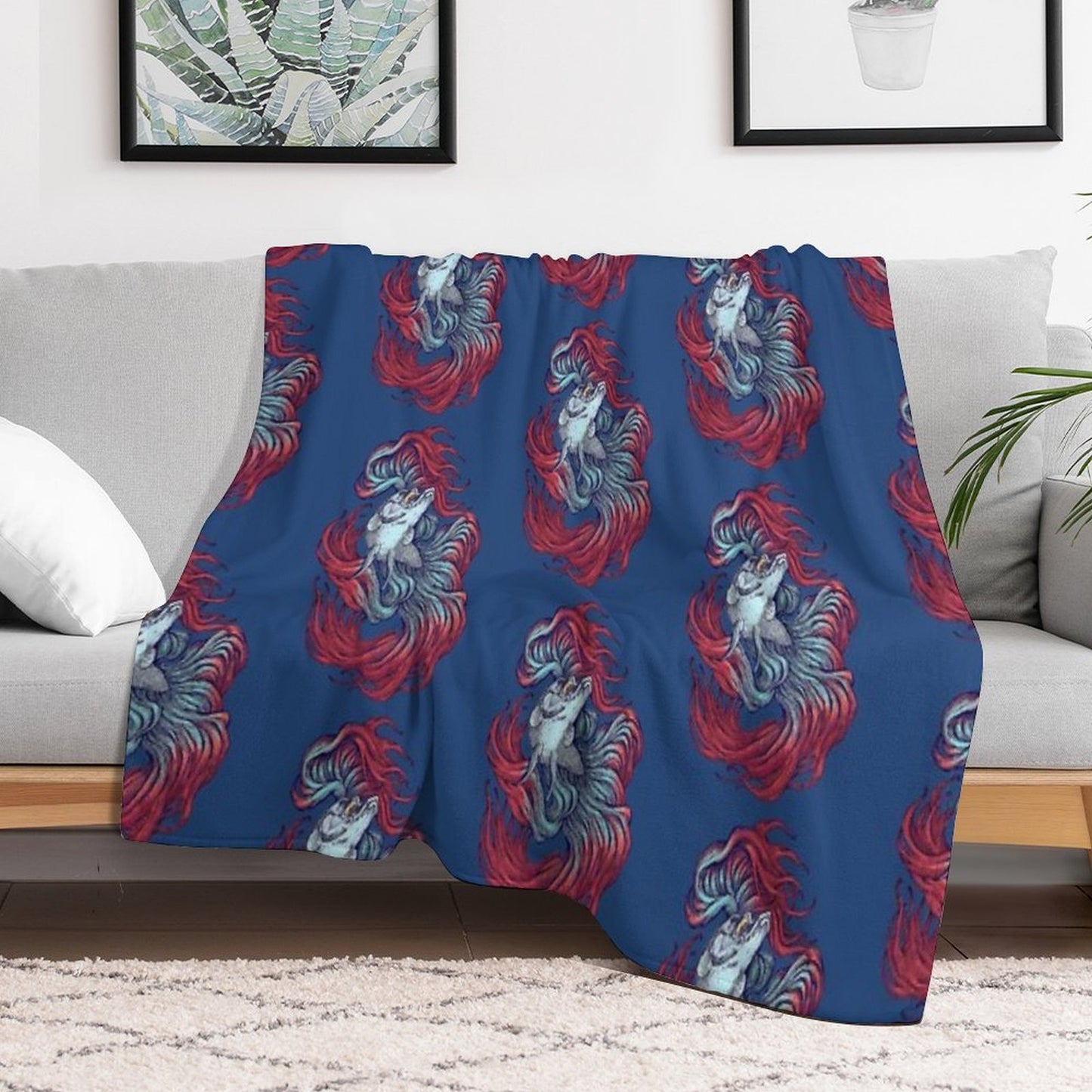 Betta New Wave Throw Blanket