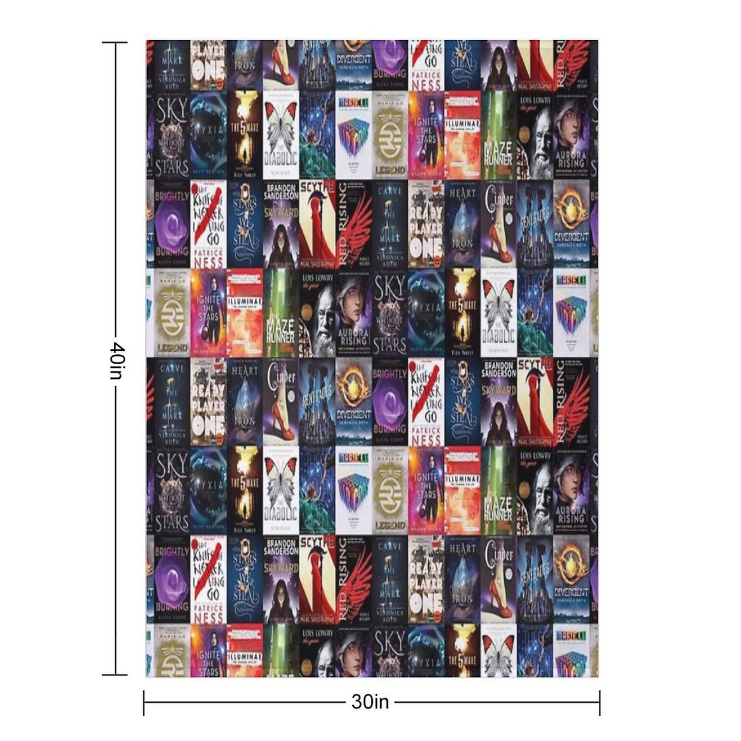 YA Sc-fi Throw Blanket