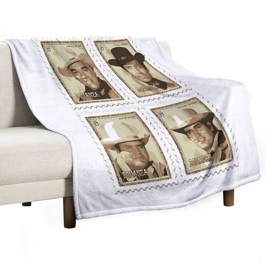 The Cartwrights Sepia Throw Blanket
