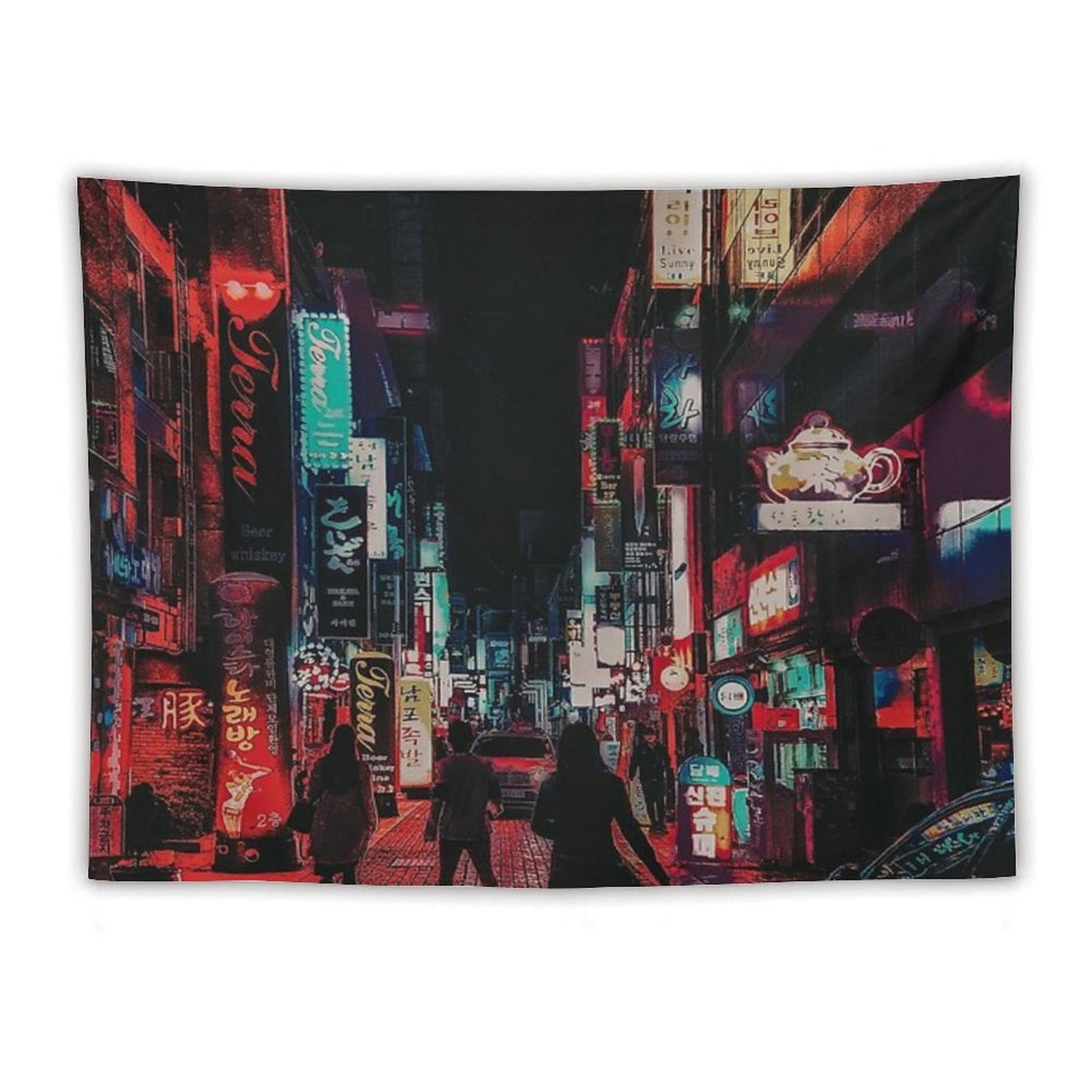 Retro Nights Tapestry