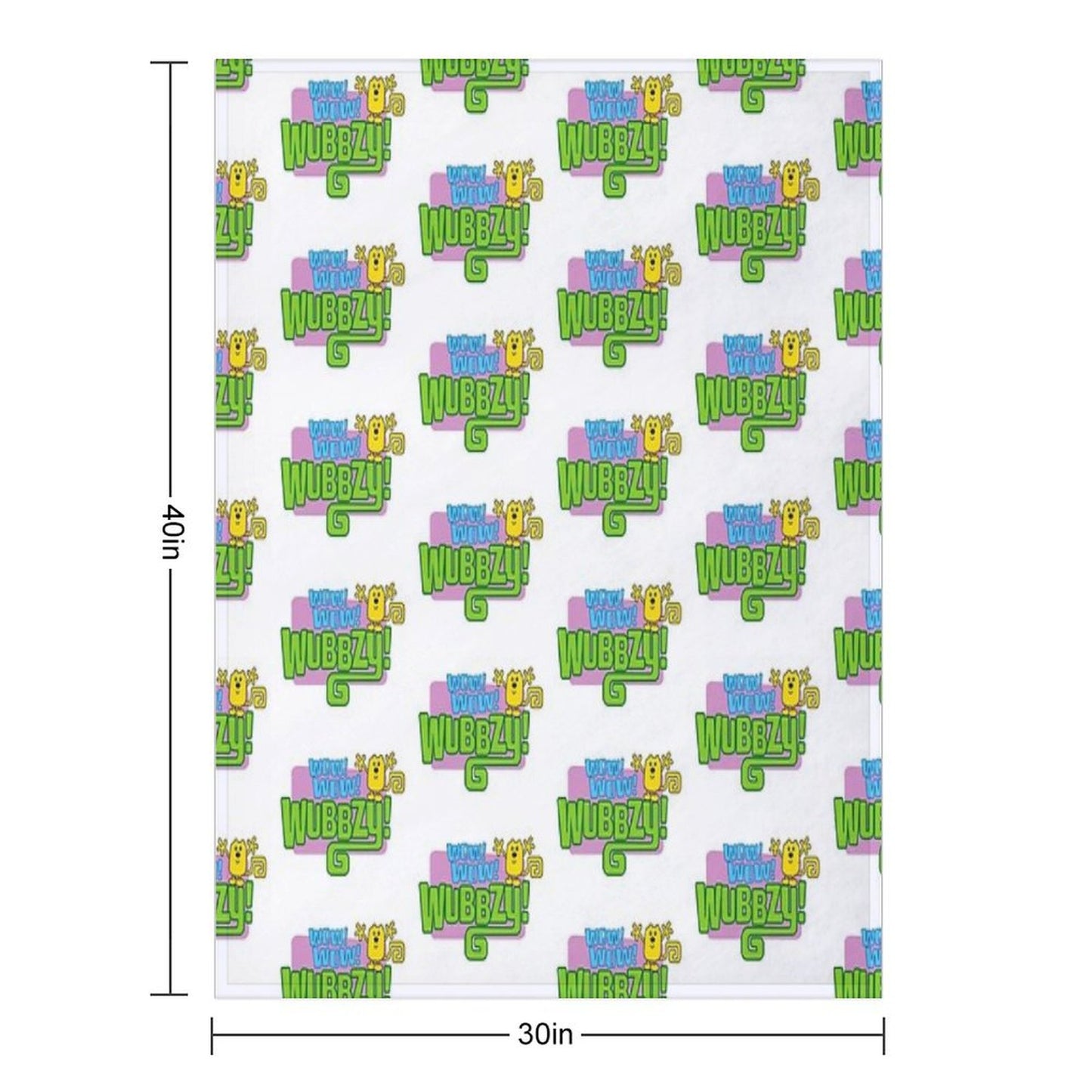 Wow Wow Wubbzy Throw Blanket
