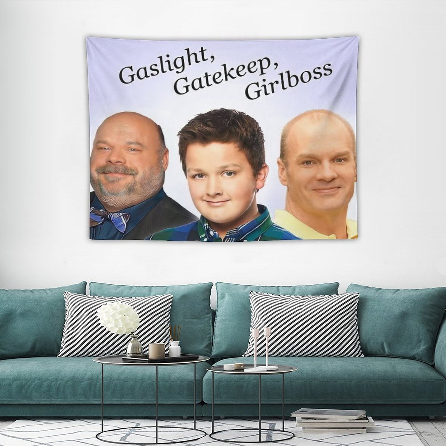 Gaslight Gatekeep Girlboss Tapestry