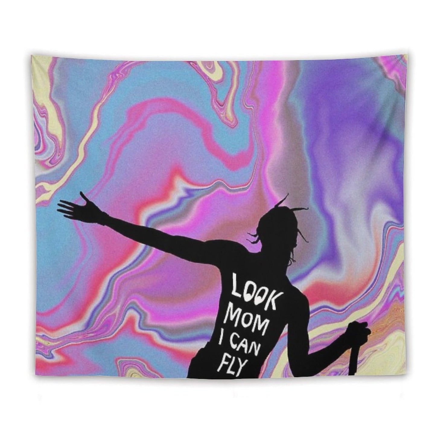 Look Mom I Can Fly Tapestry