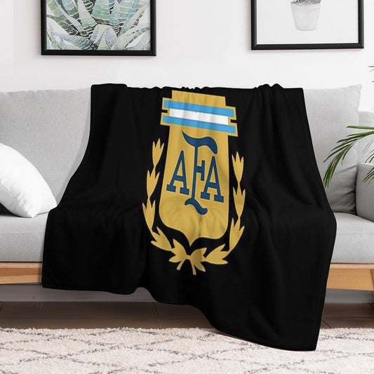 Argentina Afa 3 Stars Logo Throw Blanket