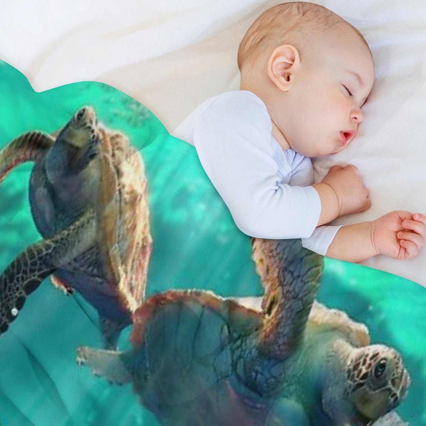 Sea Turtles Throw Blanket