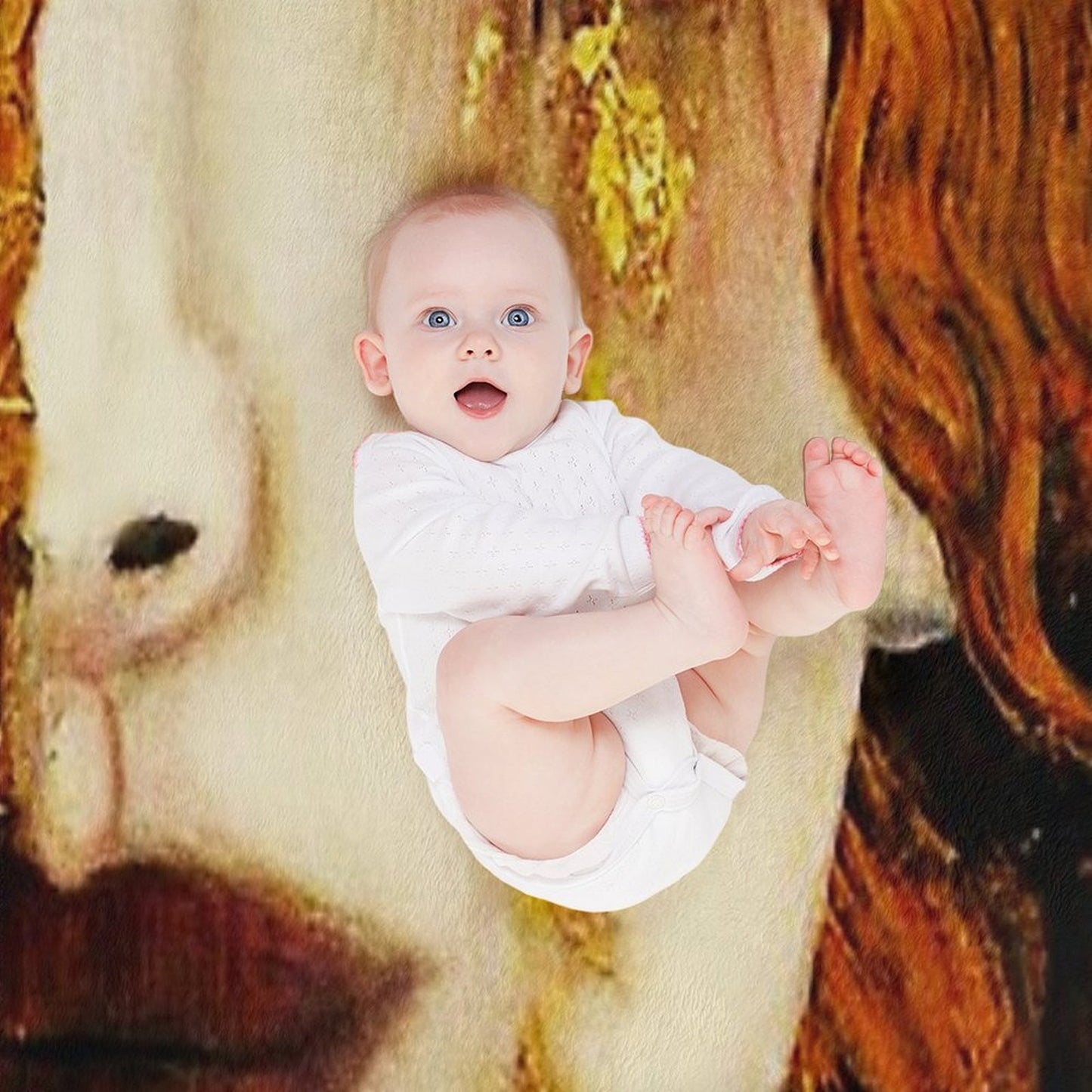 Klimt Golden Tears Throw Blanket