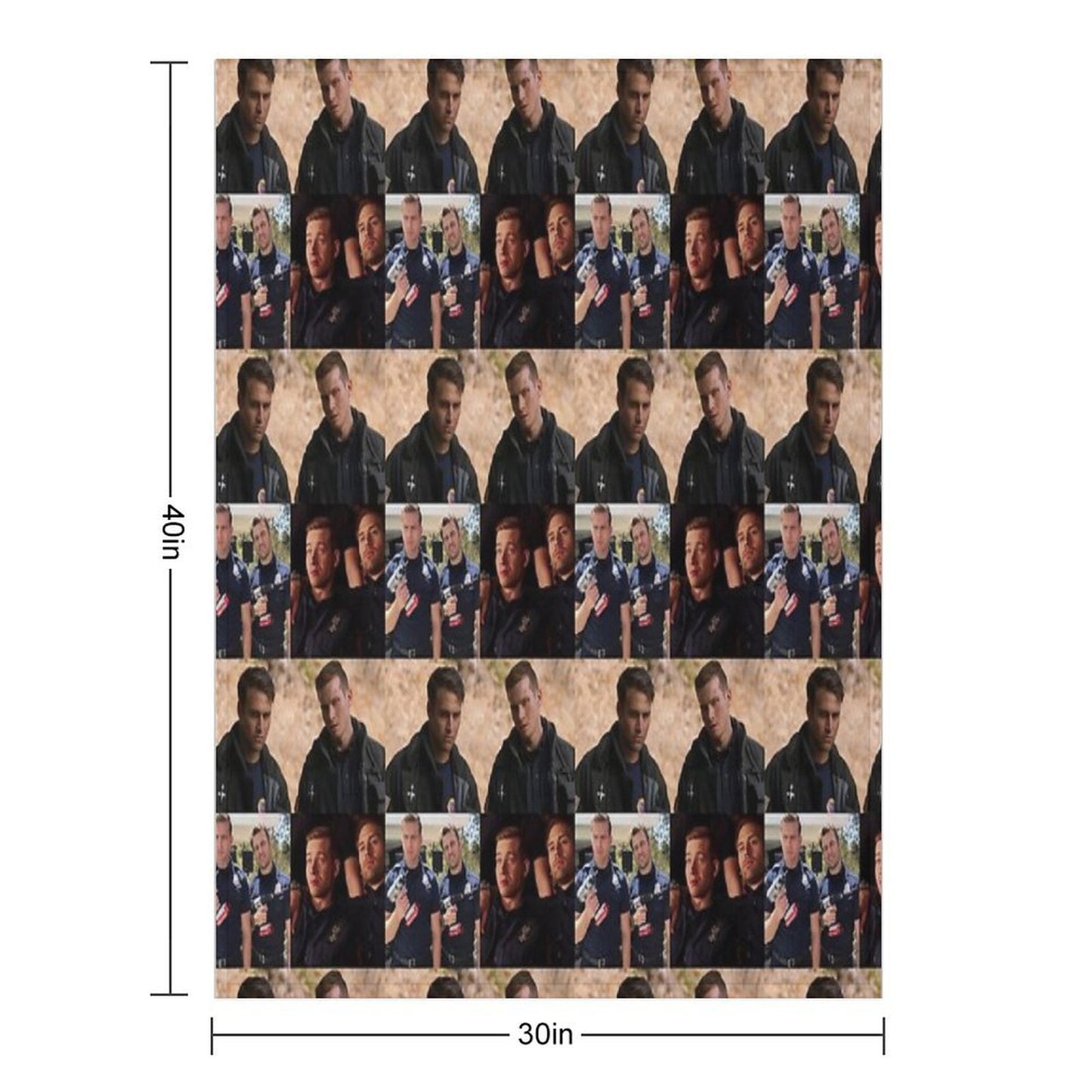 Buddie Collage Throw Blanket