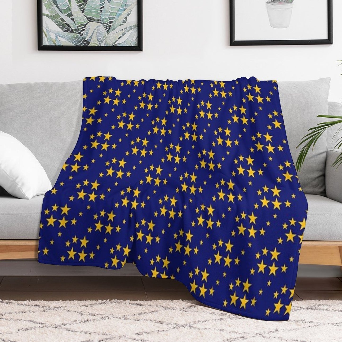 Five Nights at Freddy's Moondrop Pattern Throw Blanket