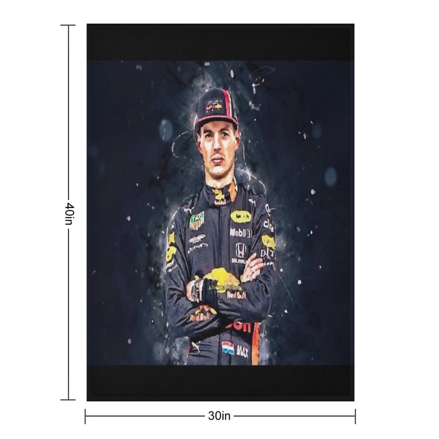 Max Verstappen Throw Blanket