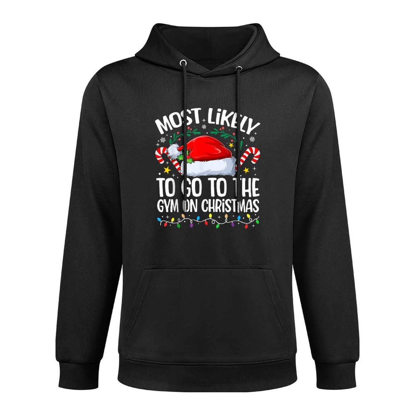 Family Christmas Most Likely to Go to The Gym On Christmas Casual Wear Hoodie
