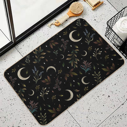 Crescent Moon Garden Bath Mat