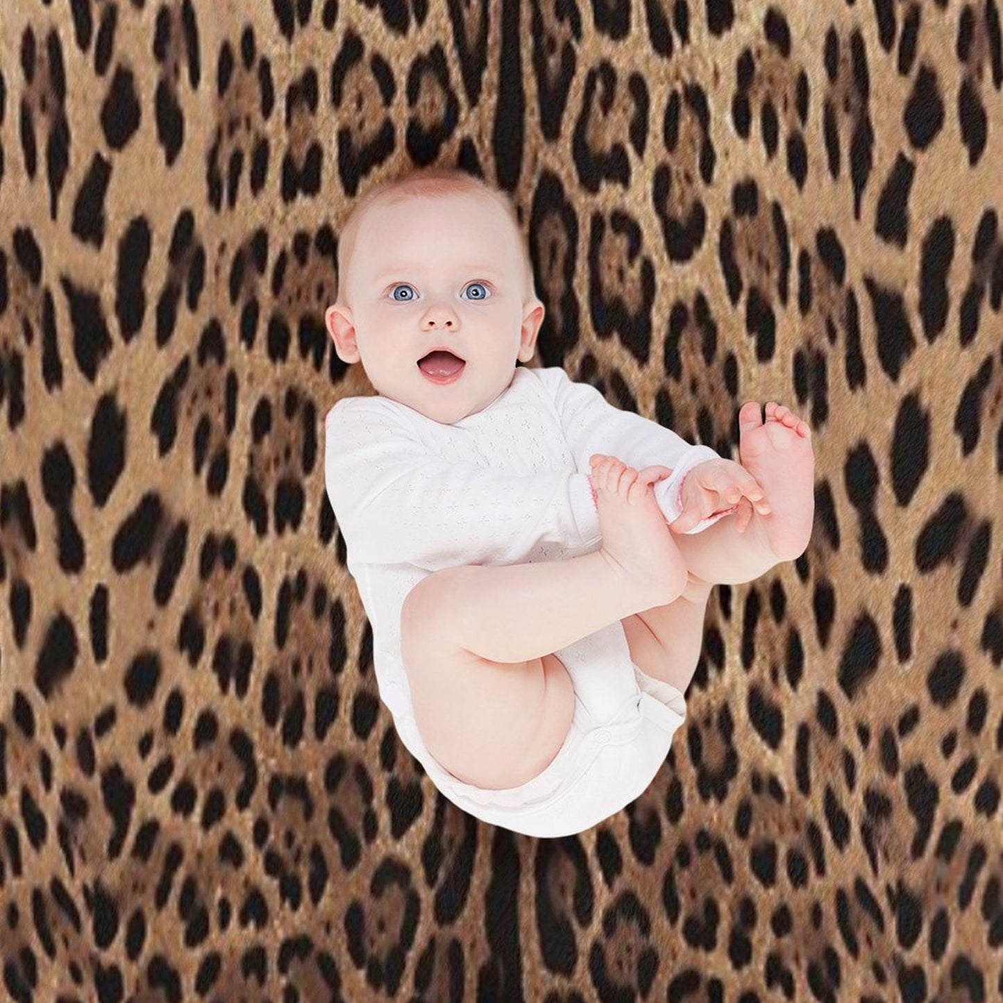 Leopard Print Skin Throw Blanket