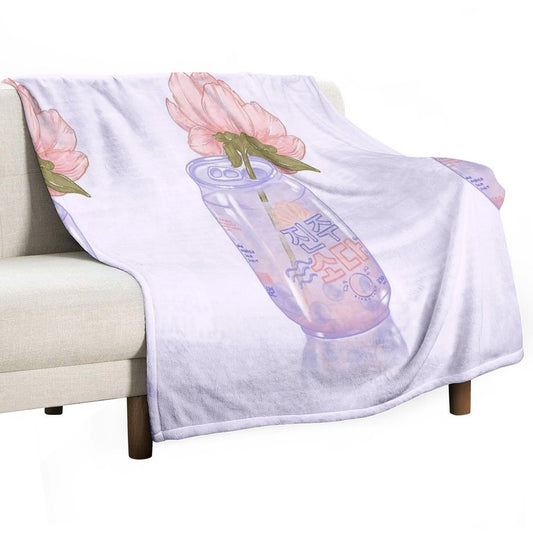 Pearl Soda Throw Blanket