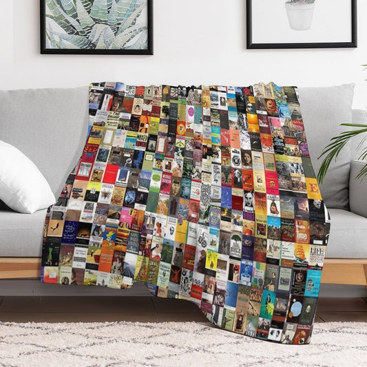 Classic Books Throw Blanket