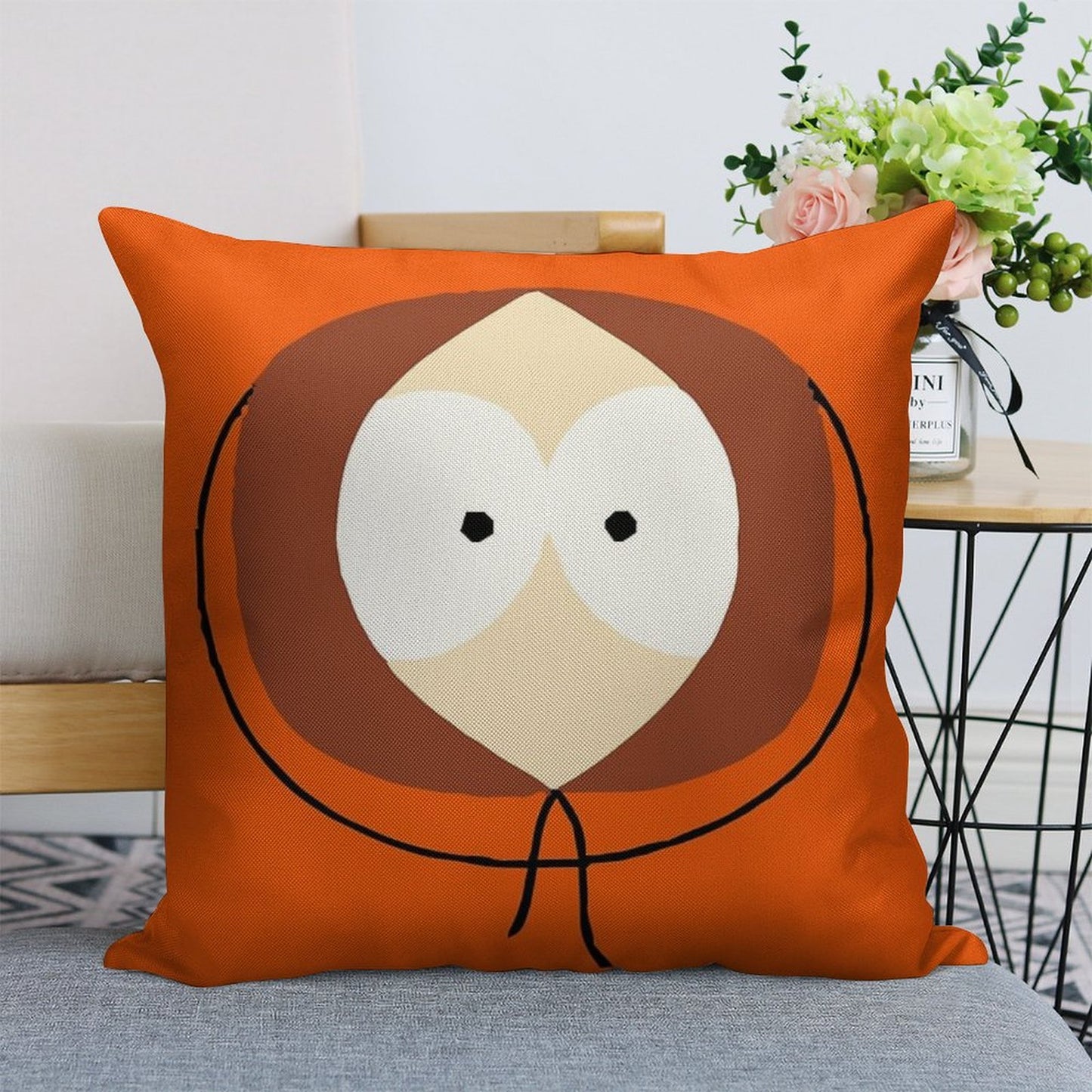 South Park - KENNY Linen Throw Pillow Cover